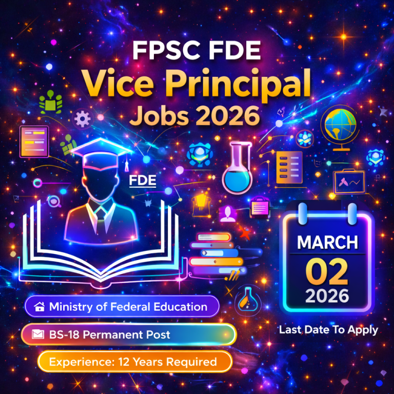 FPSC FDE VISE Principle Jobs 2026