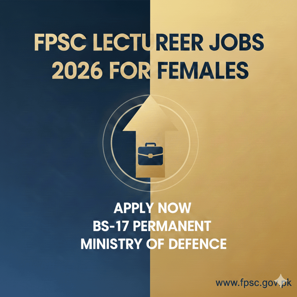 FPSC FGEI Lecturer Jobs 2026