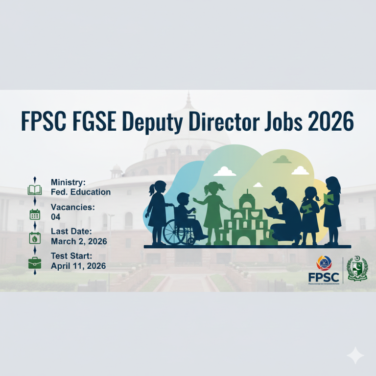 FPSC FGSE Deputy Director Jobs 2026