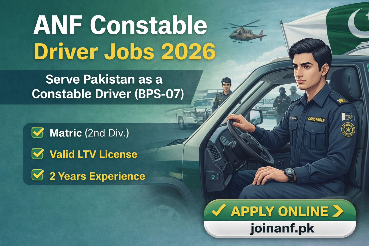 ANF Constable Driver Jobs 2026