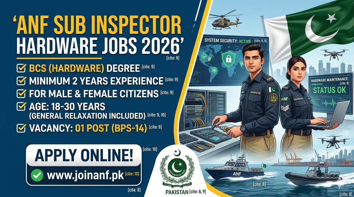ANF Sub Inspector Hardware Jobs 2026