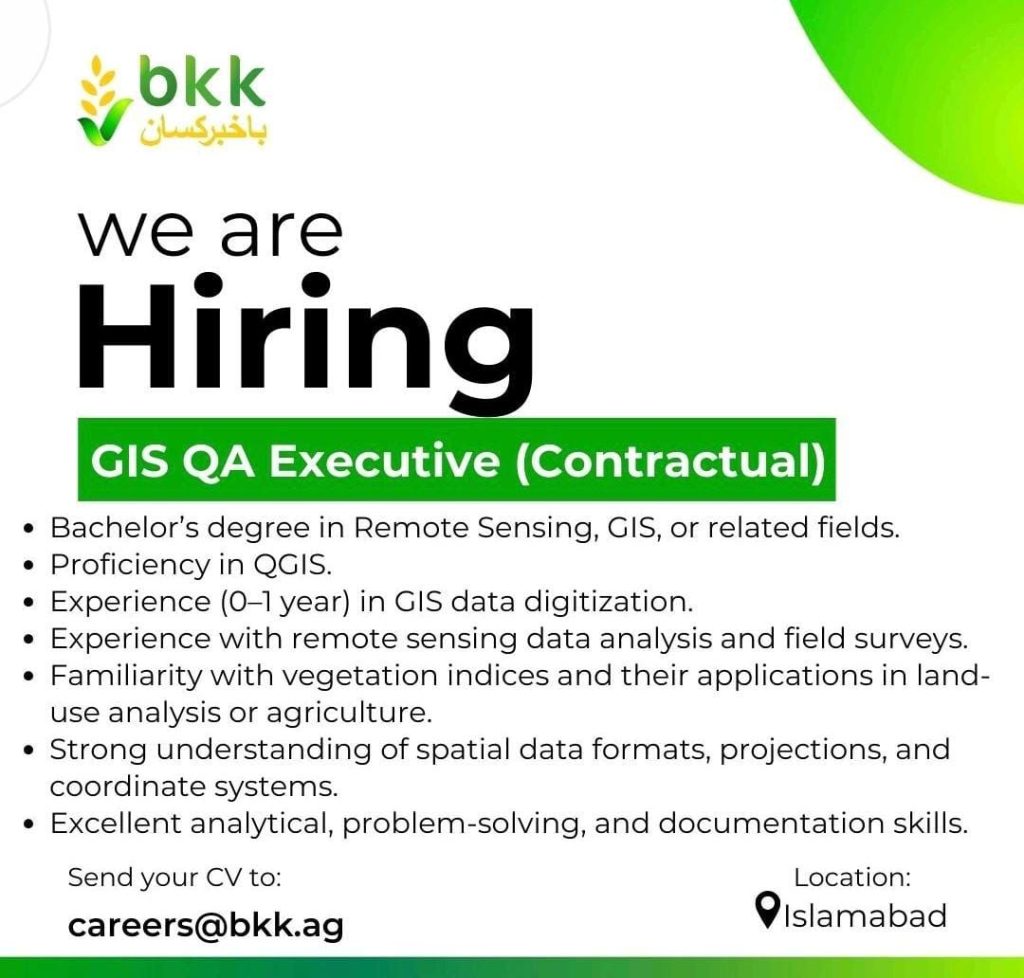BBK GIS QA Jobs Advertisement 2026